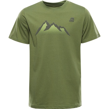 ALPINE PRO Мъжка тениска с cool-dry обработка ALPINE PRO GREM 2 turtle green вариант pe ALPINE PRO | Zelen | МЪЖЕ | 5XL