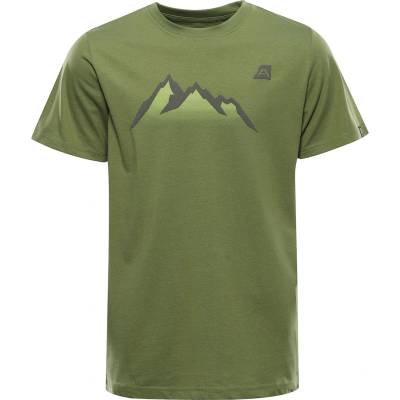 ALPINE PRO Мъжка тениска с cool-dry обработка ALPINE PRO GREM 2 turtle green вариант pe ALPINE PRO | Zelen | МЪЖЕ | 5XL