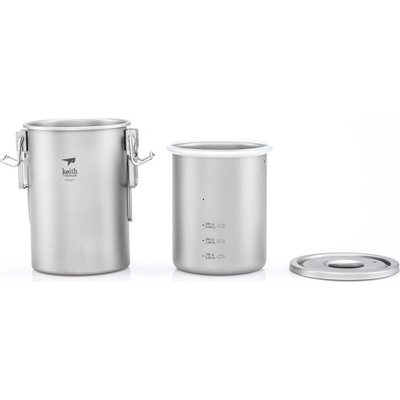 Keith Multifunctional Titanium Cooker 900 ml – Zboží Dáma