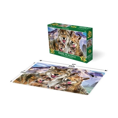 PRIME 3D PUZZLE Selfie s vlkem 63 ks