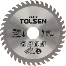Tolsen Pilový kotouč TCT 110 x 20 40z