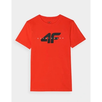 4F chlapčenské tričko 4FJWSS24TTSHM1113 Red