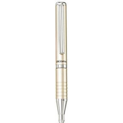Zebra 82407 24 Kuličkové pero SL F1 modrá 0,24 mm teleskopické kovové šampaň tělo