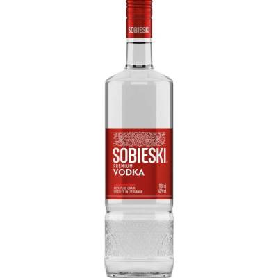 Sobieski Premium vodka 40% 1 l (holá láhev)