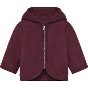 Huttelihut Детско вълнено яке Huttelihut Kid's Jacket Wool Fleece with Hood Merino jacket - Port Royale - размер 86 (EU) (703-6674-0616)
