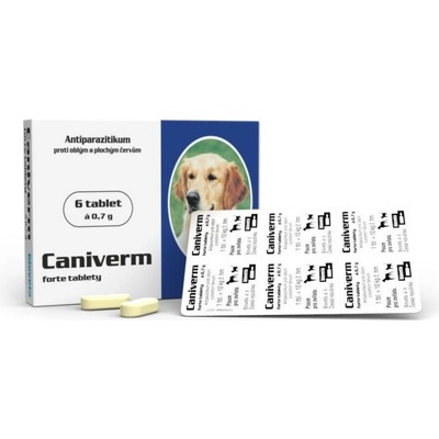 Caniverm forte tbl. 6 x 0.7 g