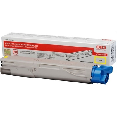 OKI Тонер касета за OKI C 3500/3520/3530/MC 350/360 - Yellow - HIGH CAPACITY - P№ 43459369 (43459369)