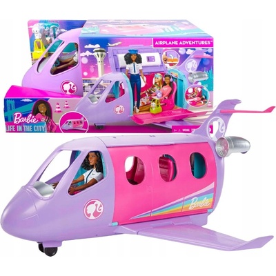 Barbie Letadlo s pilotkou HCD49