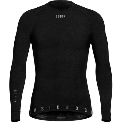 Gobik s dlhým rukávom WINTER Merino čierna