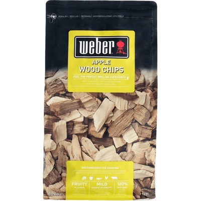 Weber udící lupínky jablko 700 g