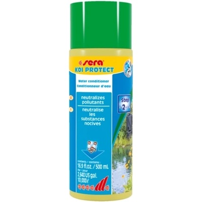 Sera KOI PROTECT -Защита рибките, премахва опасни вещества и улеснява почистването 500 мл