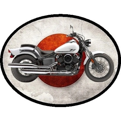 nášivka YAMAHA V-Star 650 Custom Ovál