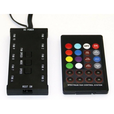 Eurocase Controller + dálkový ovladač pro RGB ventilátor (full colors) - CB-RC-VENfc – Hledejceny.cz