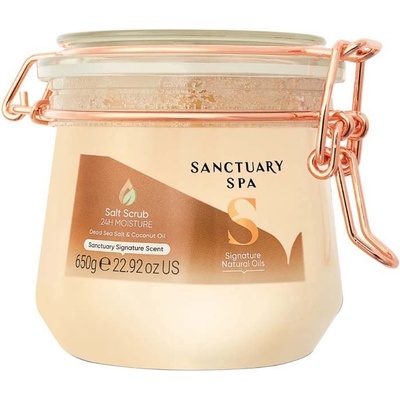 Sanctuary Spa Signature Natural Oils soľný peeling pre výživu a hydratáciu 650 g