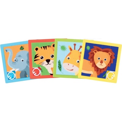 Goki Плъзгащ се пъзел Goki - Животни, асортимент (13271)