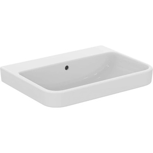 Ideal Standard i. life B стенен умивалник, лъскаво бял, 55 см с отвор за преливник (T533601)