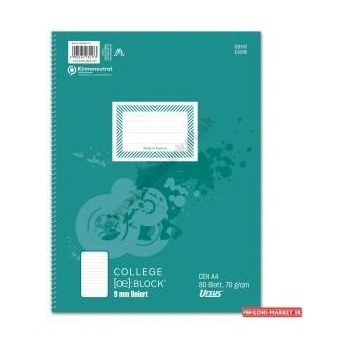 College Blok Format Werk Ursus Basic A4 linajkový 70 g 80 listov