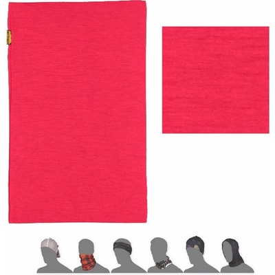 Multifunkčná šatka Sensor Merino Active Tube magenta