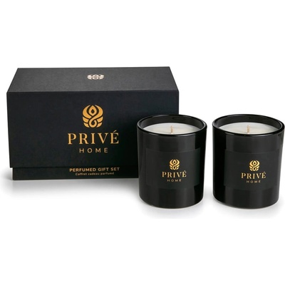 Privé Home Свещ от соев восък с време на горене 60 h Tobacco&Leather/Oud&Bergamote - Privé Home (PH-S009)