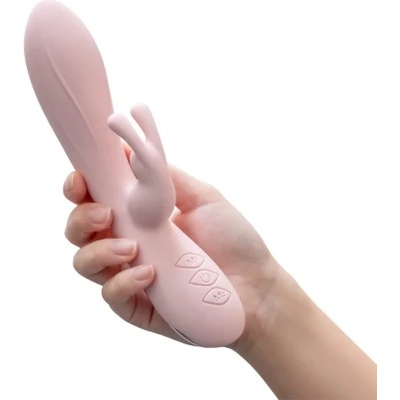 Blush Novelties Презаредим силиконов рабит вибратор Blush Morgan