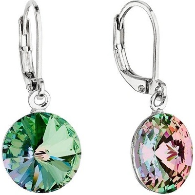 Evolution Group Oslnivé visiace náušnice s kryštálmi Swarovski 51078.3 vitrail