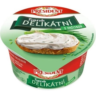 Président Delikátní Tvaroh Pažitka 125 g