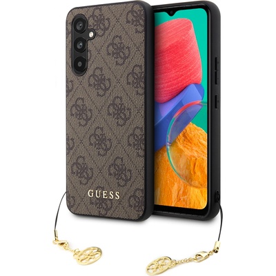 GUESS Гръб Guess 4G Charms Case за Samsung Galaxy S23 FE - Кафяв