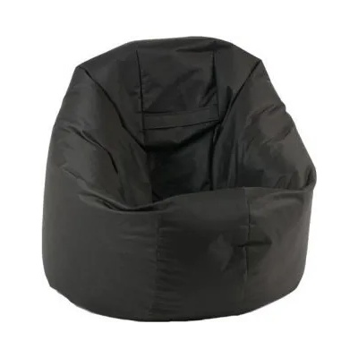 Pufrelax Калъф за пуф, 210л. , Relaxo - Panama Black, (Не съдържа пълнеж), водоустойчив