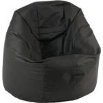 Pufrelax Калъф за пуф, 210л. , Relaxo - Panama Black, (Не съдържа пълнеж), водоустойчив