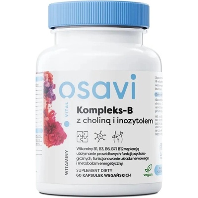 Osavi cholín & inositol complex-b 60 vegánskych kapsúl