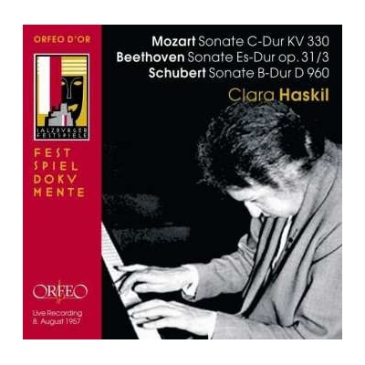 Wolfgang Amadeus Mozart - Mozart Sonate C-Dur KV 330 Beethoven Sonate Es-Dur Op. 31/3 Schubert Sonate B-Dur D 960 CD