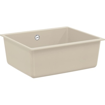 vidaXL Мивка Бежово 530 x 460 мм 80% Кварц и 20% Смола (42028426)