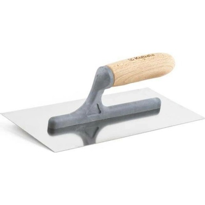 Hladítko nerez hladké, 270 x 130 mm, dřevěná rukojeť