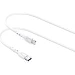 Lemontti Wind кабел за бързо зареждане Type-C към Lightning, PD 30W, 1.2 м, бял (LEMCTYCLH2A)