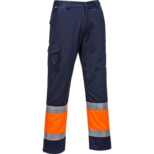 Portwest hi-vis combat l049 / Леки светлоотразителни панталони - hv оранжево/тъмносиньо m (l049onrm)
