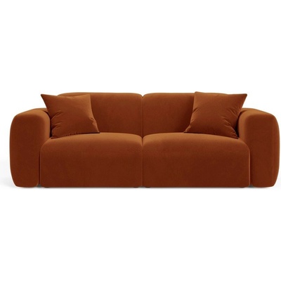 Cosmopolitan Design Теракотен кадифен диван 220 cm Strino - Cosmopolitan Design (COS_3S_44_F1_STRINO6)