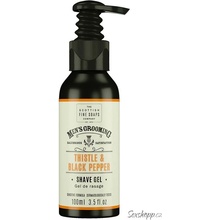 Scottish Fine Soaps Men´s Grooming Thistle & Black Pepper gel na holení 100 ml