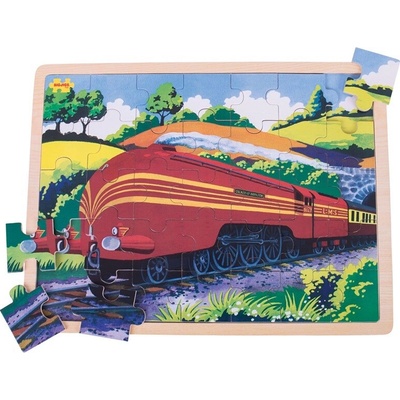 Bigjigs Toys dřevěné historický vlak Vévodkyně z Hamiltnu 35 dielov