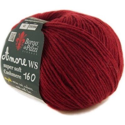 Borgo de' Pazzi Amore WS Super soft Cashmere 160 rosso 43