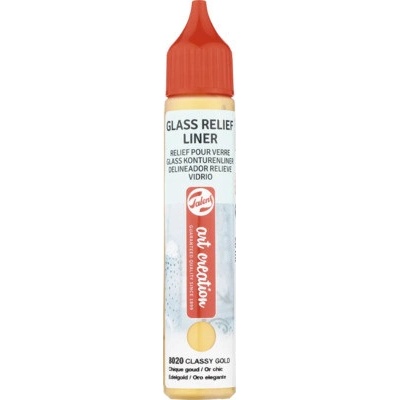 Liner na sklo a porcelán 30 ml zlatá