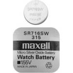 Maxell Бутонна батерия сребърна maxell sr716 sw 1.55v -315- (ml-bs-sr716-sw)