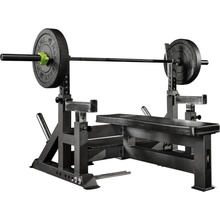 PRIMAL STRENGTH - Pro Series Adjustable Olympic Bench With Spotter & Platform