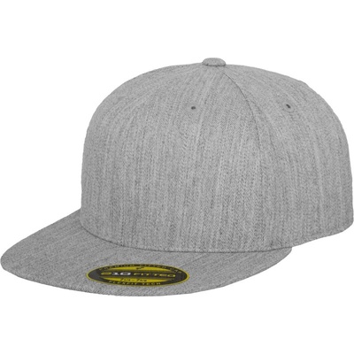 Flexfit 6 panelová Premium 210 Fitted 6210/6210T heather grey – Zbozi.Blesk.cz