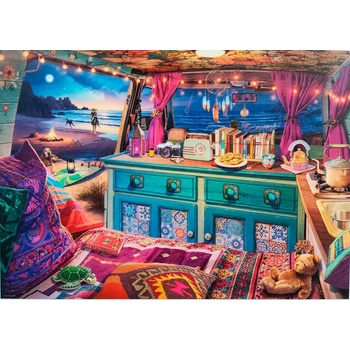 Ravensburger - Puzzle View From My Window: Camper Van - 1 000 piese
