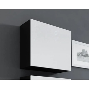 Cama meble Шкаф Cama Квадрат VIGO 50/50/30 черен/бял гланц (5903815000805)
