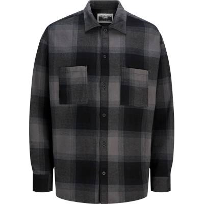 Jack and Jones Men's Darren Structured Overshirt - Black