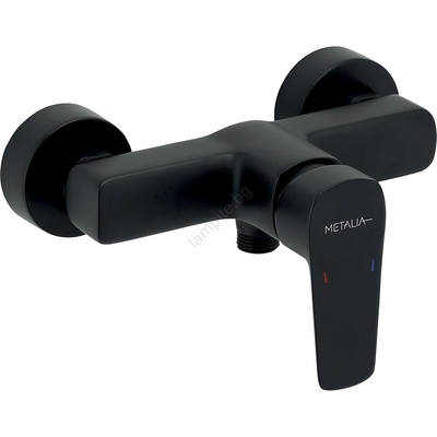 FERRO - Кранче за душ METALIA матов черен (NR0036)