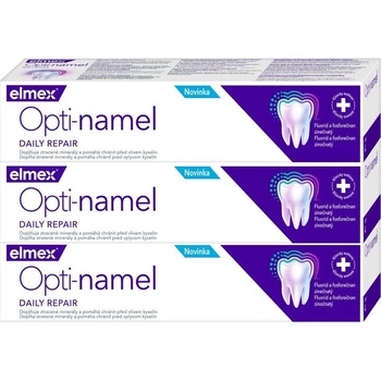 Elmex Opti-namel Daily Repair zubní pasta 3 x 75 ml