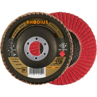 Rhodius Brúsny lamelový kotúč 115 x 22,23 mm K60 210620