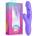 Good Vibes Only Tess Rabbit Vibrator with G-Spot Stimulator Purple